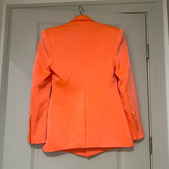 ALEX PERRY Wells Crêpe Satin Blazer UK Size 4 - Picture 7 of 9